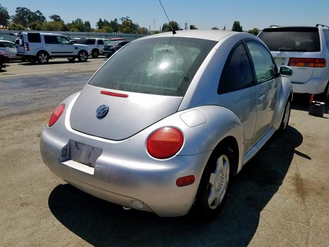 3VWCK21C71M472879 - 2001 VOLKSWAGEN NEW BEETLE ნაცრისფერი ფოტო 4