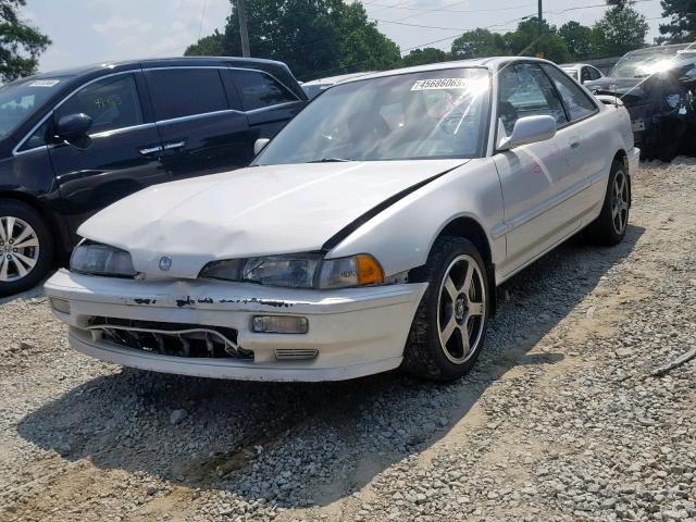 JH4DA9350MS001426 - 1991 ACURA INTEGRA LS WHITE photo 2