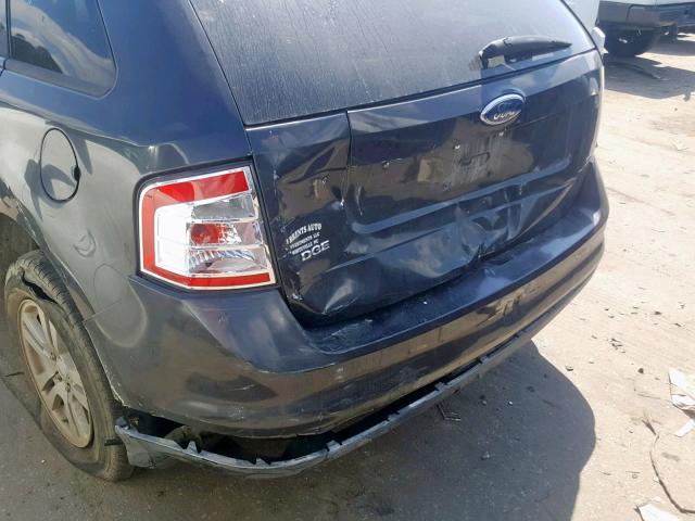 2FMDK46C27BA68650 - 2007 FORD EDGE SE BLACK photo 9