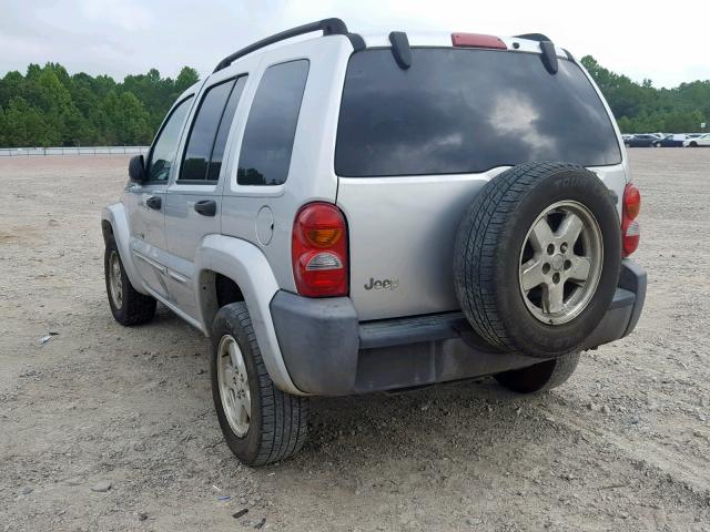 1J4GK58K53W553797 - 2003 JEEP LIBERTY LI SILVER photo 3