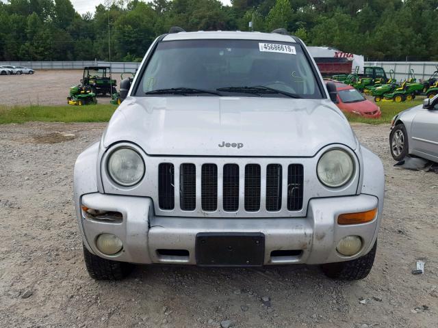 1J4GK58K53W553797 - 2003 JEEP LIBERTY LI SILVER photo 9