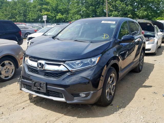 7FARW2H81JE072585 - 2018 HONDA CR-V EXL BLACK photo 2