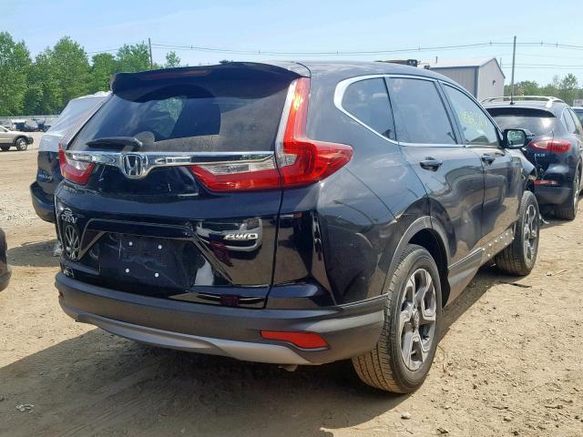 7FARW2H81JE072585 - 2018 HONDA CR-V EXL BLACK photo 4