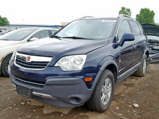 3GSCL33P18S641066 - 2008 SATURN VUE XE BLUE photo 2