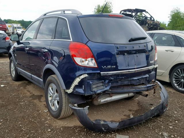 3GSCL33P18S641066 - 2008 SATURN VUE XE BLUE photo 3