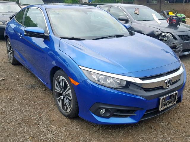 2HGFC3B70GH357778 - 2016 HONDA CIVIC EXL 蓝色 照片 1