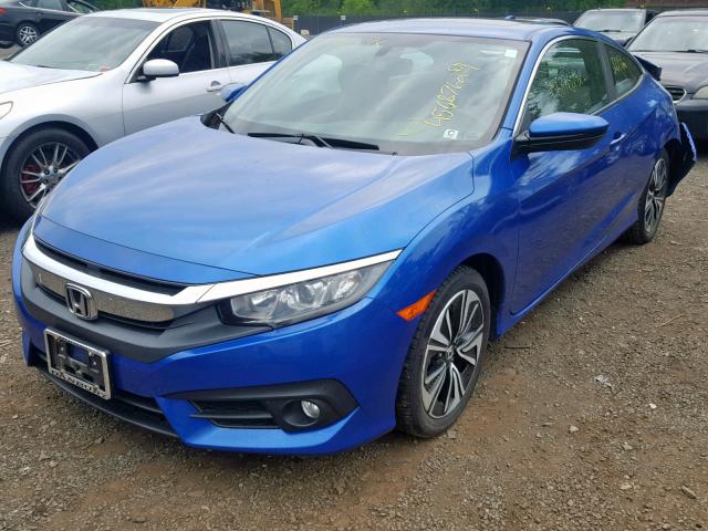 2HGFC3B70GH357778 - 2016 HONDA CIVIC EXL 蓝色 照片 2