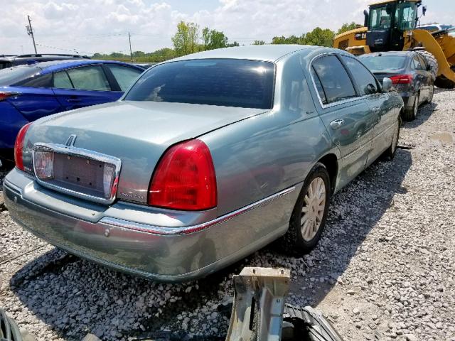 1LNHM81W65Y613091 - 2005 LINCOLN TOWN CAR S GREEN photo 4