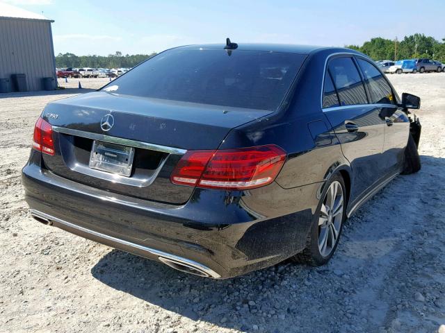 WDDHF5KB7EB059108 - 2014 MERCEDES-BENZ E 350 BLACK photo 4