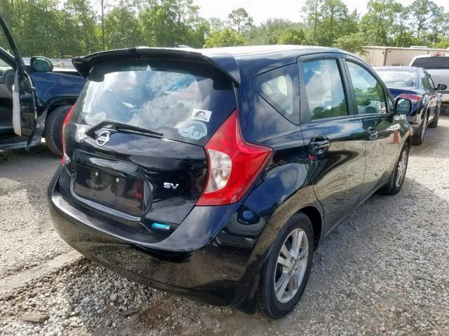 3N1CE2CP2EL417619 - 2014 NISSAN VERSA NOTE BLACK photo 4