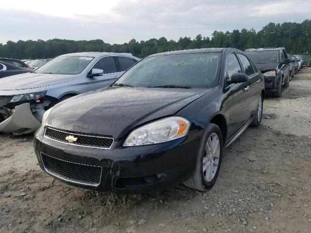 2G1WC5E34D1241385 - 2013 CHEVROLET IMPALA LTZ BLACK photo 2