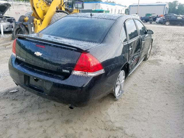 2G1WC5E34D1241385 - 2013 CHEVROLET IMPALA LTZ BLACK photo 4