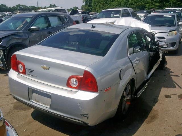 1G1ZC5E16BF263793 - 2011 CHEVROLET MALIBU 1LT 银色 照片 4