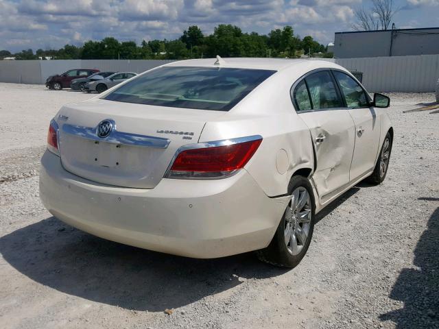 1G4GC5GG3AF152256 - 2010 BUICK LACROSSE C WHITE photo 4