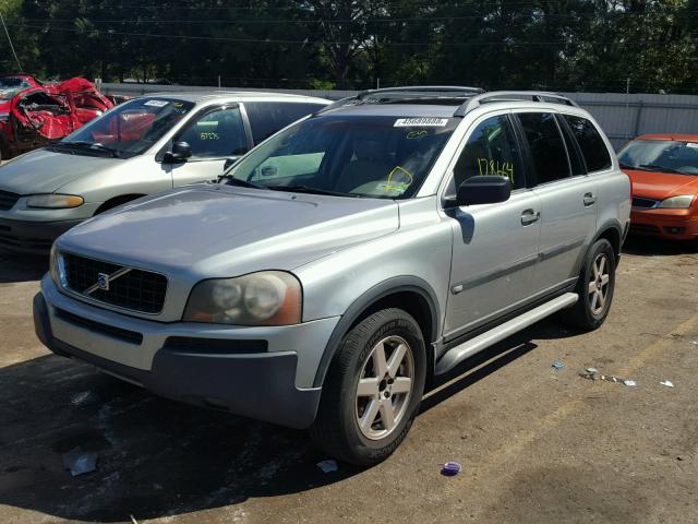 YV1CY59H541042394 - 2004 VOLVO XC90 SILVER photo 2