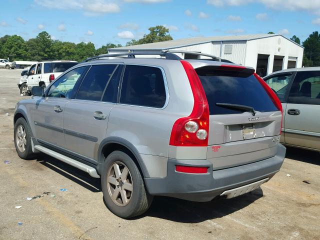 YV1CY59H541042394 - 2004 VOLVO XC90 SILVER photo 3