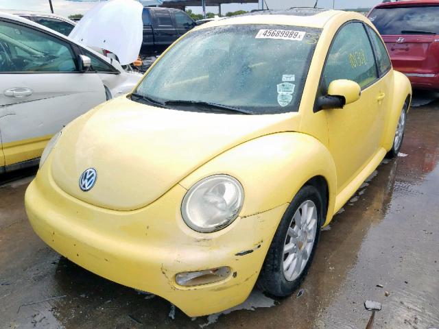 3VWCK31C35M414599 - 2005 VOLKSWAGEN NEW BEETLE 黄色 照片 2