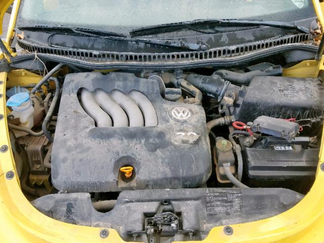 3VWCK31C35M414599 - 2005 VOLKSWAGEN NEW BEETLE 黄色 照片 7