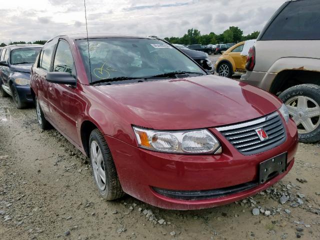 1G8AJ55F17Z112012 - 2007 SATURN ION LEVEL BURGUNDY photo 1