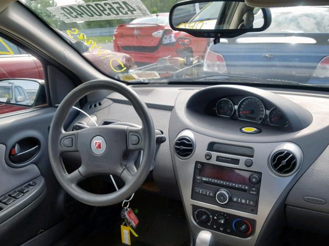 1G8AJ55F17Z112012 - 2007 SATURN ION LEVEL BURGUNDY photo 9
