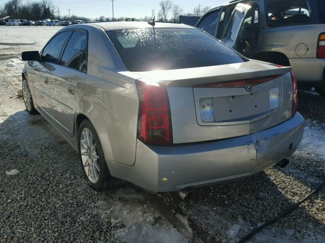 1G6DP577460201358 - 2006 CADILLAC CTS HI FEA SILVER photo 3