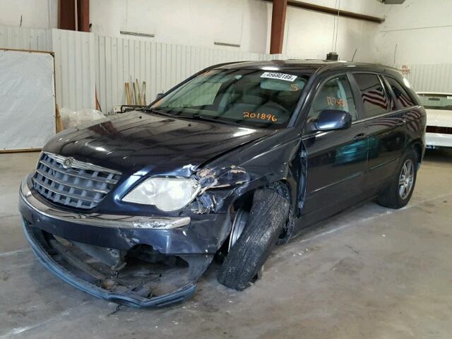 2A8GM68XX7R201856 - 2007 CHRYSLER PACIFICA T BLUE photo 2