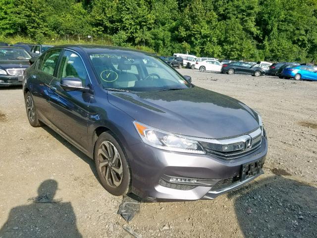 1HGCR2F75HA209227 - 2017 HONDA ACCORD EX GRAY photo 1