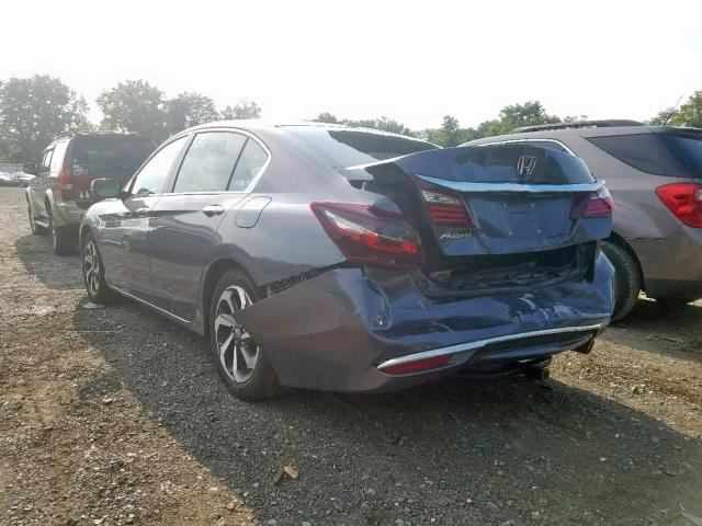 1HGCR2F75HA209227 - 2017 HONDA ACCORD EX GRAY photo 3