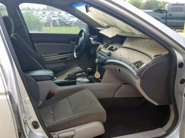 1HGCP2F78AA021040 - 2010 HONDA ACCORD EX SILVER photo 5