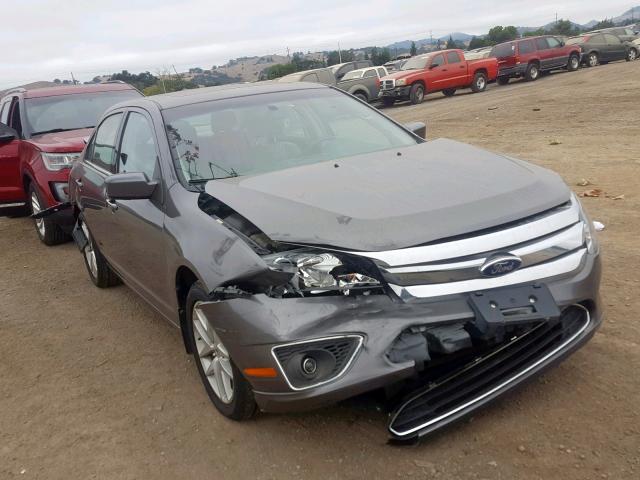 3FAHP0JG2BR235423 - 2011 FORD FUSION SEL GRAY photo 1