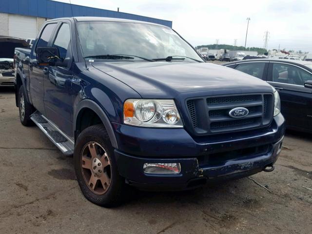 1FTPW14585KC01150 - 2005 FORD F150 SUPER BLUE photo 1