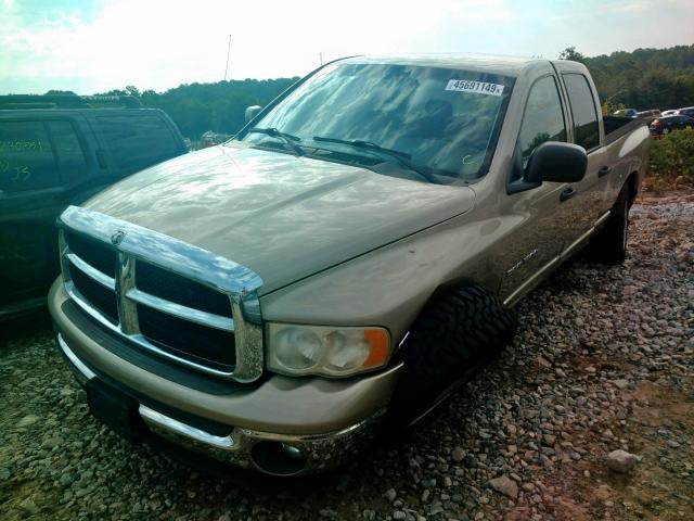 1D7HU18D94S705769 - 2004 DODGE RAM 1500 S GOLD photo 2