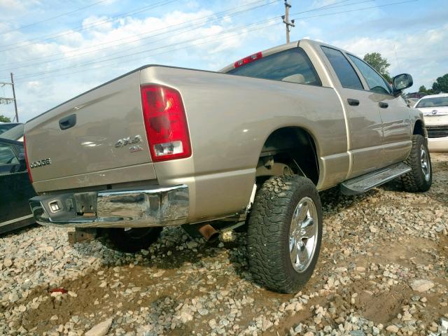 1D7HU18D94S705769 - 2004 DODGE RAM 1500 S GOLD photo 4