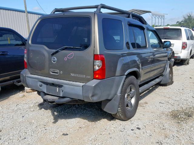 5N1ED28T22C590753 - 2002 NISSAN XTERRA XE GREEN photo 4