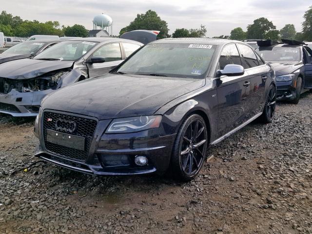 WAUKGAFL7AA142608 - 2010 AUDI S4 PRESTIG BLACK photo 2