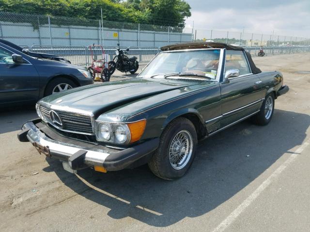 0704412021834 - 1975 MERCEDES-BENZ 450SL GREEN photo 2