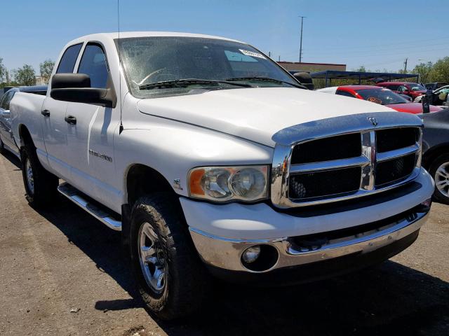 3D7KU28C94G110494 - 2004 DODGE RAM 2500 S WHITE photo 1