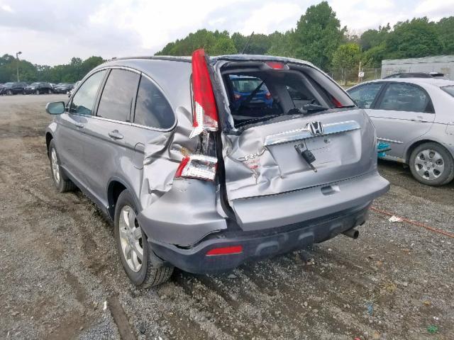 JHLRE48777C068387 - 2007 HONDA CR-V EXL SILVER photo 3