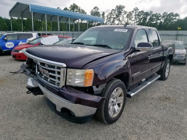 2GTEC13J281133978 - 2008 GMC SIERRA C15 BURGUNDY photo 2