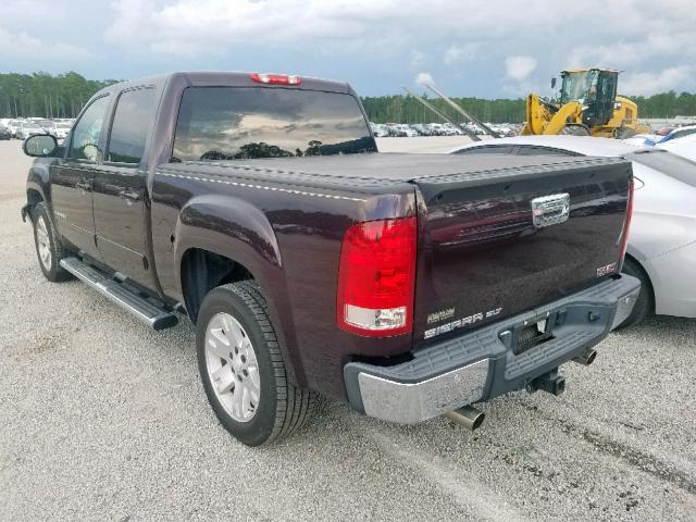 2GTEC13J281133978 - 2008 GMC SIERRA C15 BURGUNDY photo 3