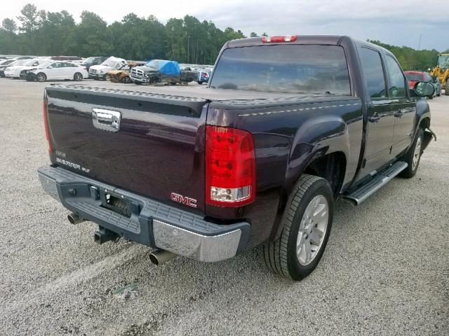 2GTEC13J281133978 - 2008 GMC SIERRA C15 BURGUNDY photo 4