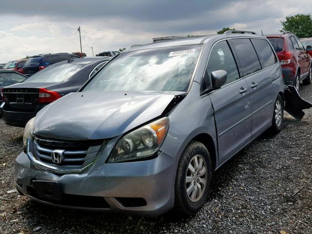 5FNRL3H65AB027996 - 2010 HONDA ODYSSEY EX SILVER photo 2