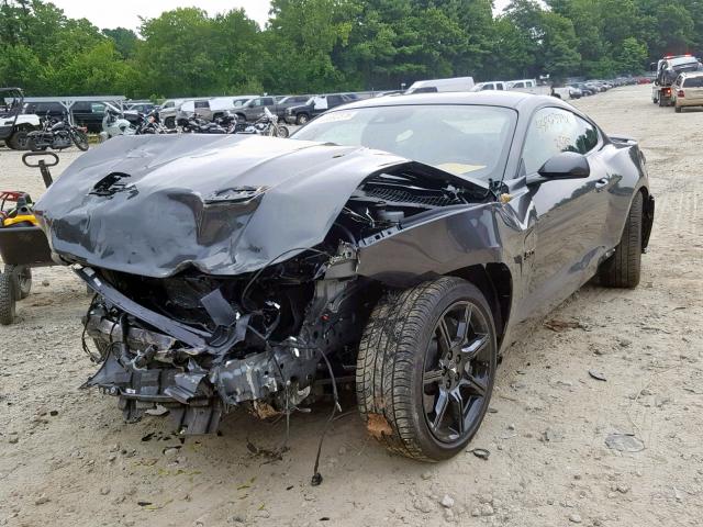 1FA6P8CF7K5180349 - 2019 FORD MUSTANG GT GRAY photo 2