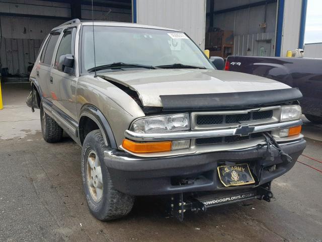 1GNDT13W6Y2304195 - 2000 CHEVROLET BLAZER TAN photo 1