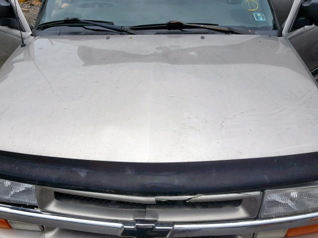 1GNDT13W6Y2304195 - 2000 CHEVROLET BLAZER TAN photo 7