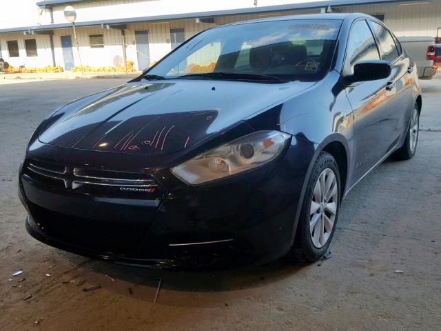 1C3CDFDH3ED825488 - 2014 DODGE DART SE AE BLACK photo 2