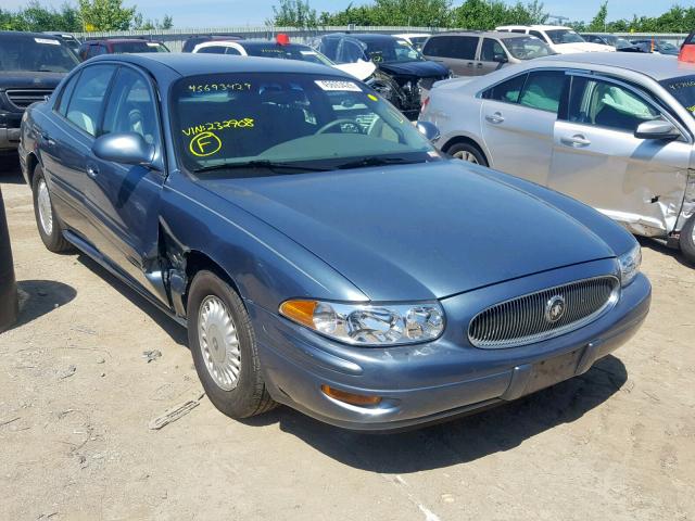 1G4HP54K5Y4232908 - 2000 BUICK LESABRE CU BLUE photo 1