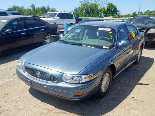 1G4HP54K5Y4232908 - 2000 BUICK LESABRE CU BLUE photo 2