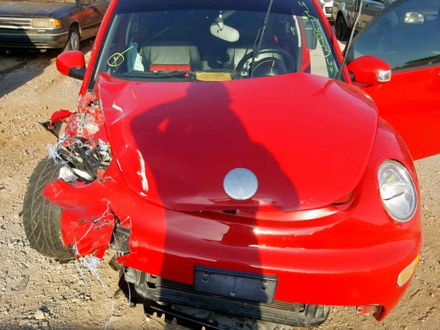 3VWCD21C63M436825 - 2003 VOLKSWAGEN NEW BEETLE RED photo 7