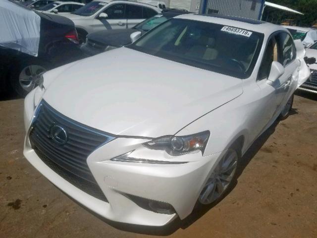 JTHBF1D27E5034857 - 2014 LEXUS IS 250 WHITE photo 1